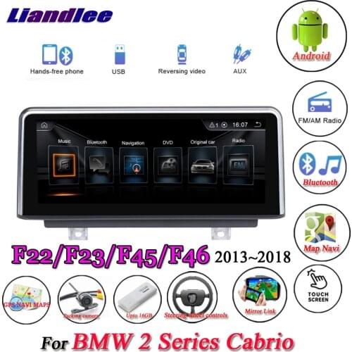 For BMW 2 Series F22/F23/F45/F46 2013-2018 Car Android 10.0 Player Multimedia Stereo System Carplay Androidauto GPS Navigation
