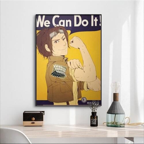 Hange Zoe Attack on Titan Anime Manga Decoration Home Decor Canvas Painting Living Room Wall Art Picture Poster Print