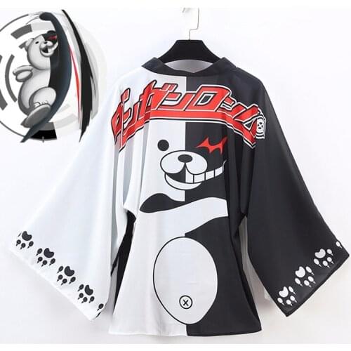 Game Danganronpa Cosplay Monokuma Cosplay Costume Uniform Outfit Anime Cosplay Costume Halloween Carnival Cosplay Costume