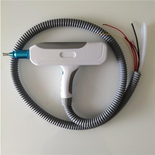 Beauty Machine Nd Yag Laser Handpiece with high-energy Q-switch Handle Included 3 pcs laser treatment Head