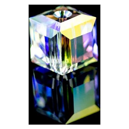 Crystal from 100% Austria 5601 Cube beads made in Austria for loose pearl retail for DIY jewelry production