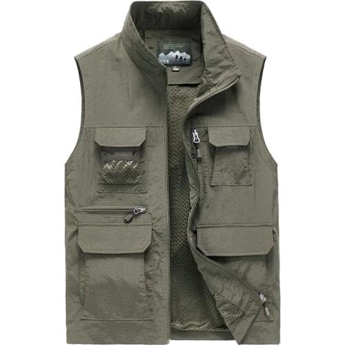 Men Vests Mens Sleeveless Vest Spring Summer Autumn Travels Vest Outdoors Plus Size 5XL 6XL 7XL Vest Photography Mens Clothing