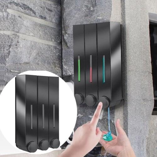 420ML Wall Mounted Bathroom Liquid Soap Dispenser Washing Lotion Hand Sanitizer Kid Family Hotel Kitchen Shower Gel