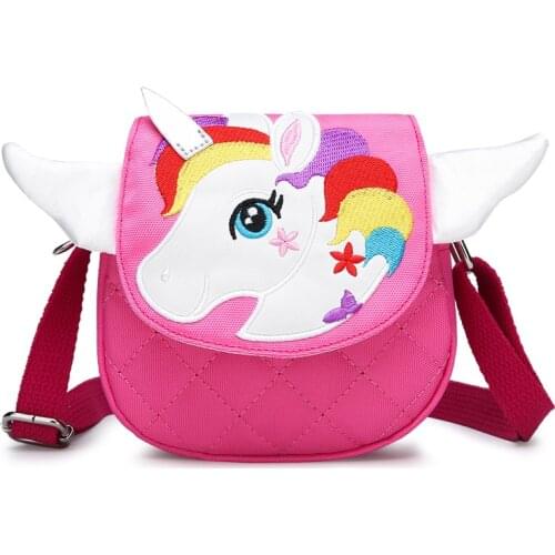 My little pony New Kindergarten Baby Crossbody Bag Cute embroidered Cartoon Unicorn Child Bag Mini shoulder Bag