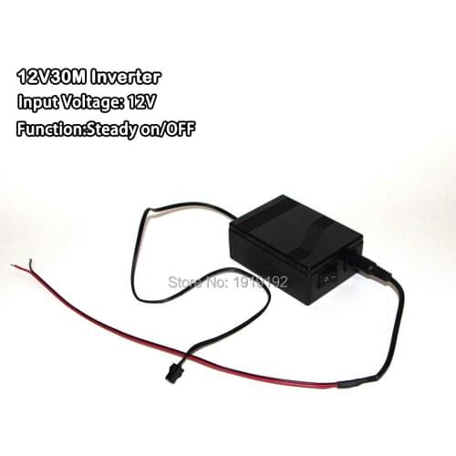 Newest 12V EL wire inverter EL driver for loading 30meters EL wire or EL strip for Festival Dance club Night Party decoration