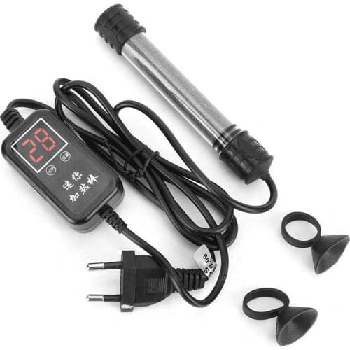Aquarium Submersible Water Thermostat Heater Mini Heating Rod Constant Temperature Control 25/50/100W