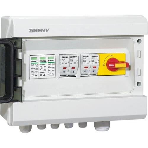 PV Combiner Boxes for 2 strings solar array