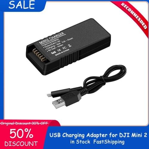 SALE QC3.0 Quick Charge Adapter Battery Charger USB Charging Adapter With Charging Cable for D-JI Mini 2 Mavic Mini2 Drone
