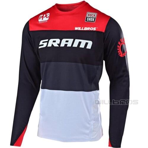 Willbros Spint ELITE BETA Downhill Bike Offroad Jersey Motorcycle Long Sleeve Motocross Summer T-shirt
