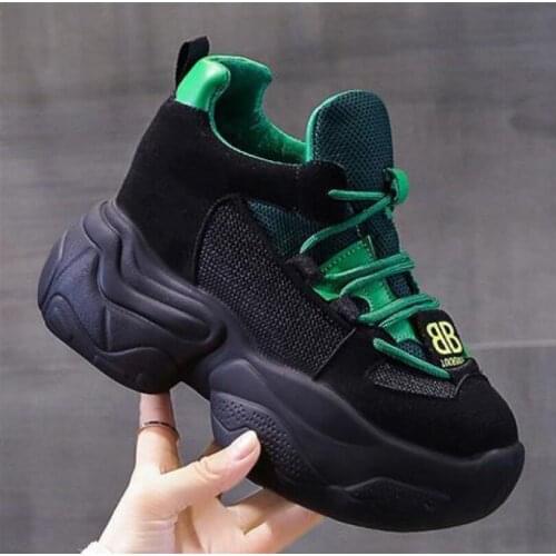 2021 Trend Platform Women Tennis Shoes Fitness Breathable Mesh Female Chunky Sock Sneakers Gym Women Sports Shoes Tenis