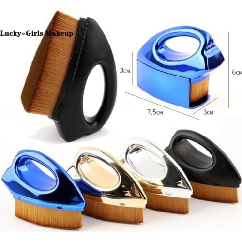 Lucky-Girls 1pcs Single Small Iron Foundation Brush Makeup Brushes For Foundation Brush BB Cream Powder Cosmetics Make Up Tool