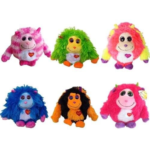 15cm Ty Big Eyes Beanie Plush Animal Doll Cute Halloween Monster Series Pillow Decorative Toys Child Christmas Birthday Gifts