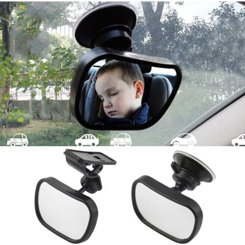 2 In 1 Baby Car Mirror Car Safety View Back Seat Mirror Adjustable Auto Kids Monitor Safety Reverse Safety Seat Baby Car Mirror