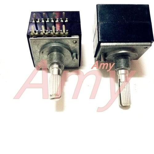 20pcs/lot Fever class high precision dual volume potentiometer RH2702-50KA resistance step index type