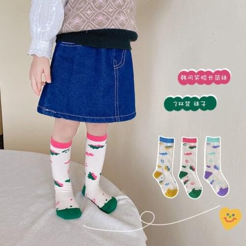 3Pairs/Lot Infant Baby Socks 100% Cotton Kids Socks Cute Fashion Boys Girls Toddler Cartoon Socks