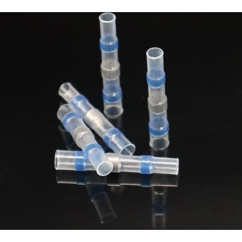 5/10/20pcs Heat Shrink Solder Butt Wire Connectors Waterproof Sleeve Electrical Wire Insulated Sleeve Terminals Wireway Clamping
