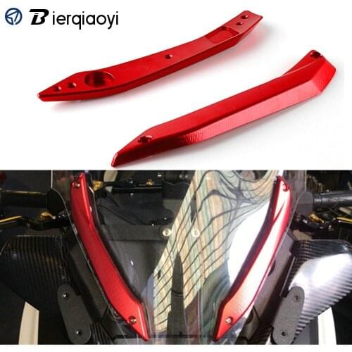 For Yamaha XMAX 300 Accessories XMAX 400 X MAX Motorcycle CNC Aluminum Windshield Deflectors Windscreens Bracket Protectors Red