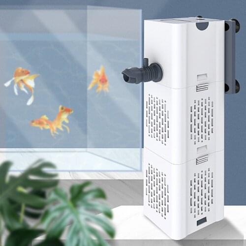 Aquarium Filter Pump 4 In 1 Fish Tank Submersible Air Oxygen Internal Pump aquarium air pump Wave pump aquarium powerhead pump