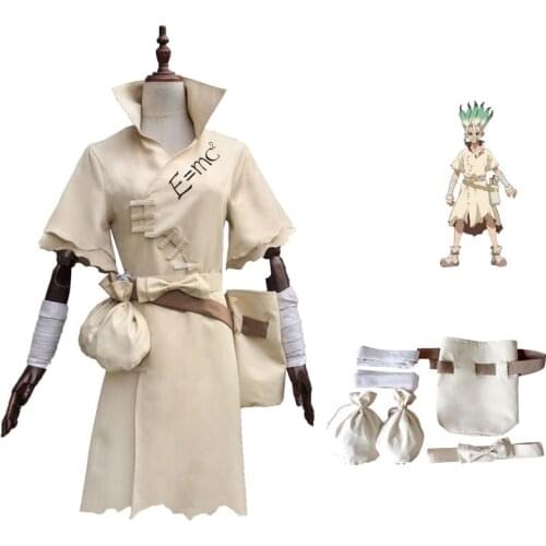 Anime Dr.STONE Ishigami Senku Cosplay Costume custom made