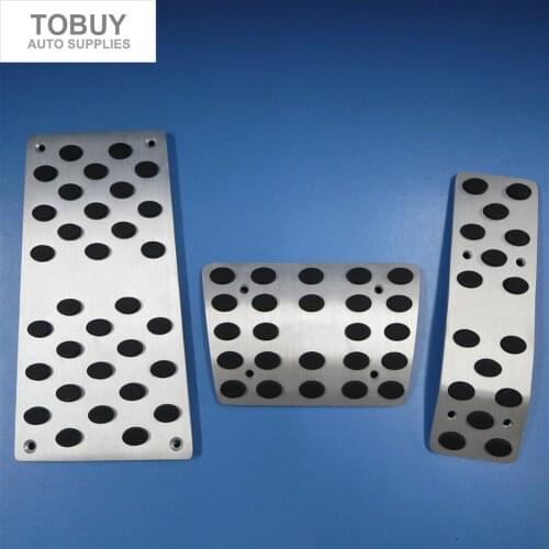 Car Accessories For PORSCHE Cayenne AT non-slip pedals pad,automatic antiskid gas/accelerator/brake/footrest pedals plate