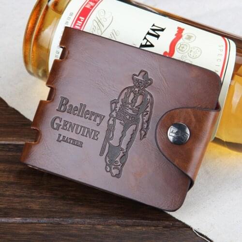 Men wallet Vintage Hollow Out Male Money Bag Hasp Leather Wallet Men Clutch Purse Slim Card Holder Men Wallets Coin Pocket 505