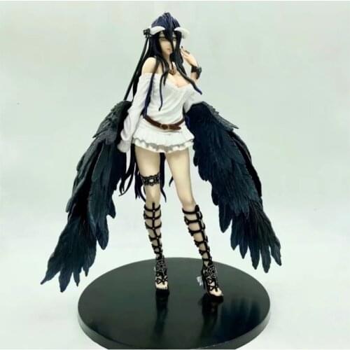 28cm Anime Overlord Albedo Cartoon Sexy Girls PVC Action Figures Toy Collectible Model Toys for Kids Children Gifts