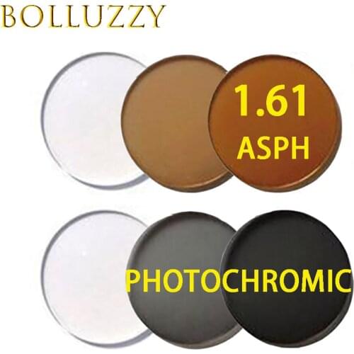 1.61 index photochromic prescription lenses high quality aspheric surface ASPH optical photochromic lenses