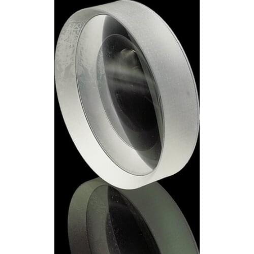 Double Concave Lens Optical Glass K9 Material Diameter 80mm Focal Length -100mm Prism Lens Customization