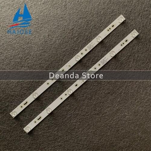 10pcs LED backlight lamp kit 6 lamp for XJ236D06-ZC21FG-04 303XJ236035 CRH-K243535T020654I-Rev1.1 GS 440mm