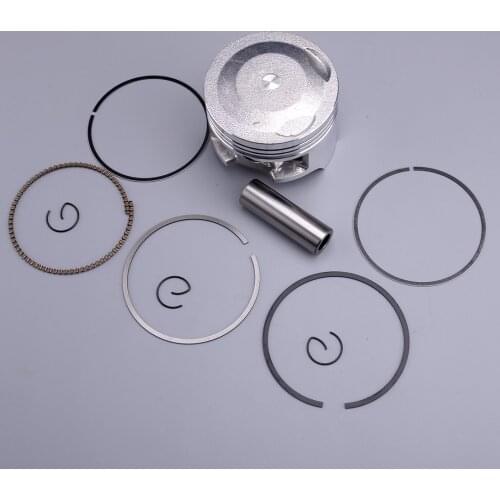 73mm Motorcycle Cylinder Piston Set with 19mm Pin Ring Clip Kit Replacement Metal fit for Honda XR250 XR 250 STD