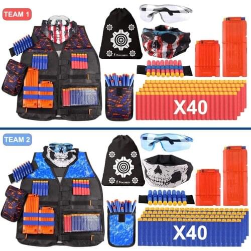 New childrens soft bullet tactical vest suit, elite soft bullet gun tactical equipment vest