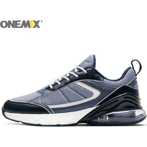 ONEMIX New Running Shoes For Men Anti-skid Outsole Training Air Cushion Sneakers Walking Fitness shoes Outdoor Mesh Sport Shoes