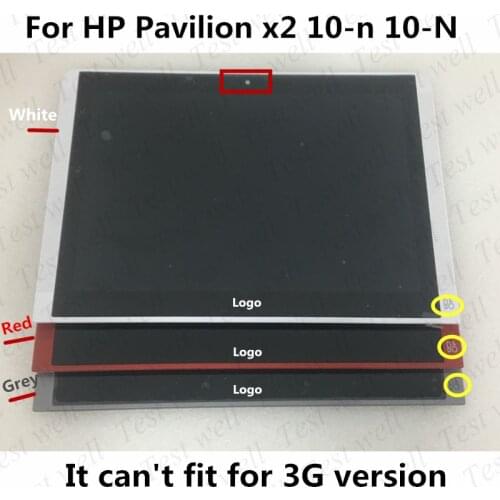 Original For HP Pavilion x2 10-n 10-N Series LCD Displays Screen With Digitizer Touch Screen Assembly B101EAN01.8 TV101VNM-NP1