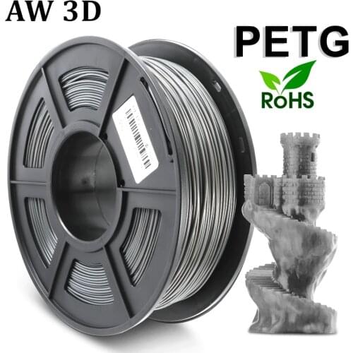 PETG Translucence Filament For 3D Printer 1.75MM Good Toughness PETG Filament 1KG With Spool Lampshade Consumable Material