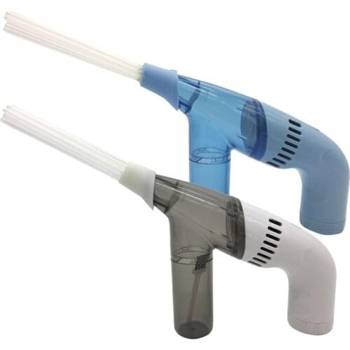 Portable And Cordless Vacuum Dust Cleaner For Car Effective Cleaning Hand Vacuum Dust Cleaner Gray Blue