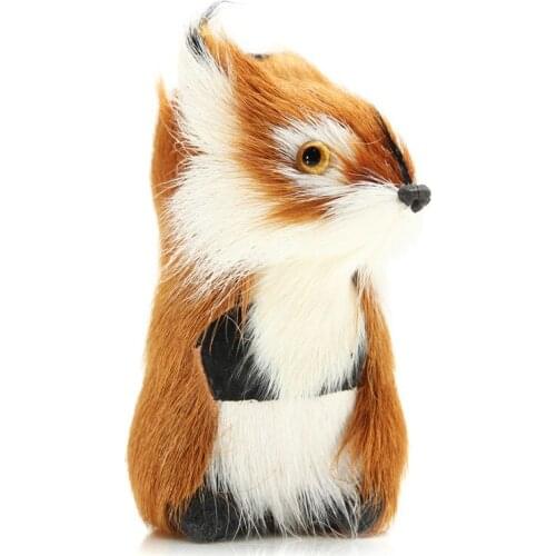 Furry Squirrel Ornament Decoration Adornment Christmas Gift Hanging Tree Fleece Home Decor Miniatures Great Children Gift