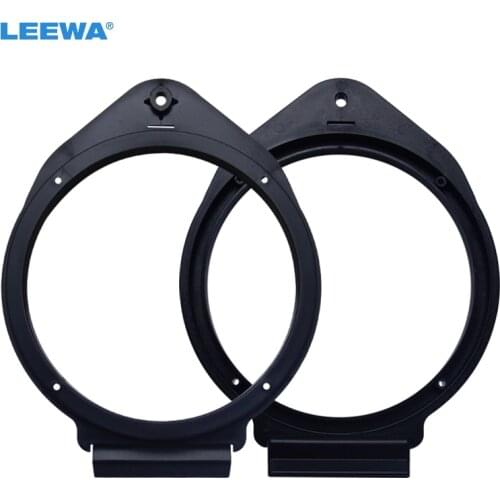 LEEWA 2pcs 6.5" Speaker Spacer Horn Pad Mounts For Buick Excelle/GT/XT/Regal/Lacrosse/Chevrolet/Aveo/Cruze/Trax/Malibu/Opel