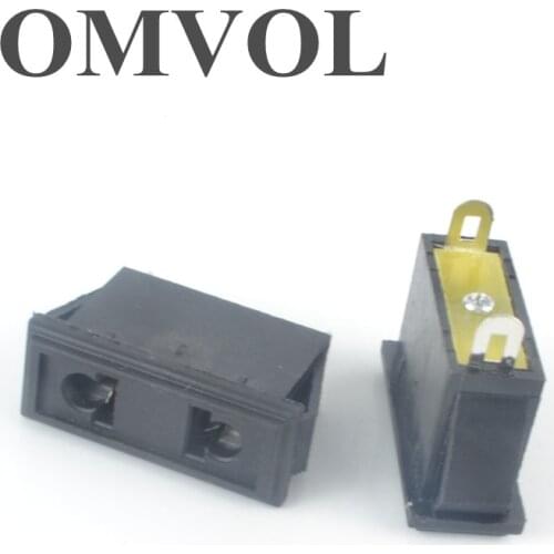 5pcs AC 250V 10A 2 Pin Female Connector Power Socket