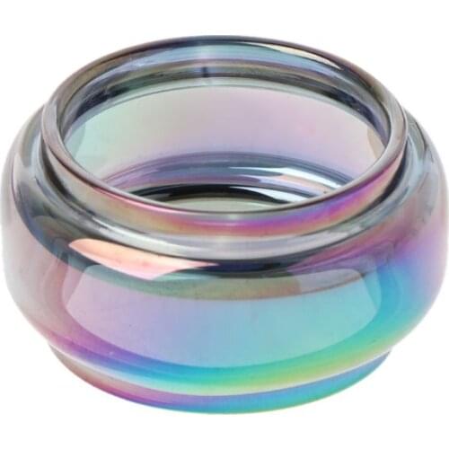 Colorful Clear Bulb Pyrex Glass Tube Replacement Electronic Cigarette Vape Accessories for stick V9 Max Kit Tank 8.5ML Vaporizer