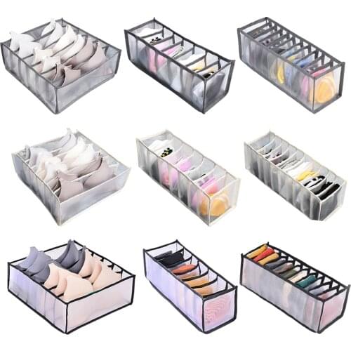 Foldable Storage Boxes Wardrobe Closet Organizer Underwear Closet Drawer Dividerfor Outdoor Stuff Organizing Supplies