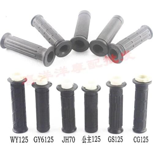 Universal Retro Motorcycle Bike Handlebar Rubber Hand Grips for Honda CG125 GY6-125 WH125 WY125 GS125 CBT125 GS125 JH70 125cc