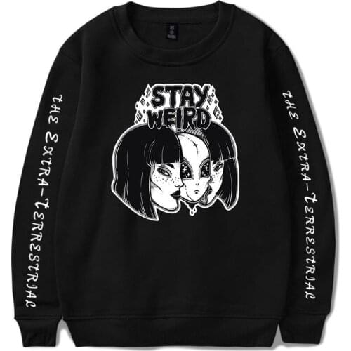 Fashion ET woman'face Printed Hoodies Women/Men Long Sleeve Hooded Sweatshirts 2019 Hot Sale Casual Trendy Streetwear Hoodies