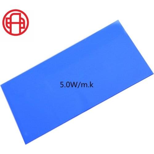 0.5mm thick mobile phone, CPU, IC heat sink size 200*400mm high thermal silica gel sheet