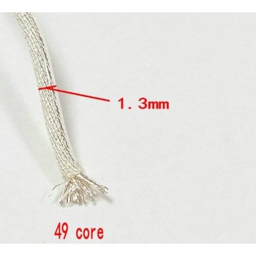 1 Reel 60M DIY 49-core Earphone Audio Upgrade cable for headphone Headset Single Crystal Copper New