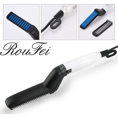 1PC New Multifunctional Modelling Hair Comb Heatable Mens Hairstyling Hair Brush Salon Styling Tools Barber Accessories