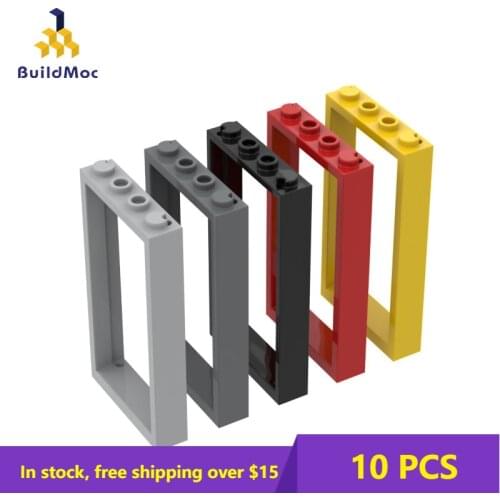 10PCS MOC Bricks Assembles Particles 60596-30179 1x4x6 For Building Blocks Parts DIY electric Bulk Model Educational Kids Toy