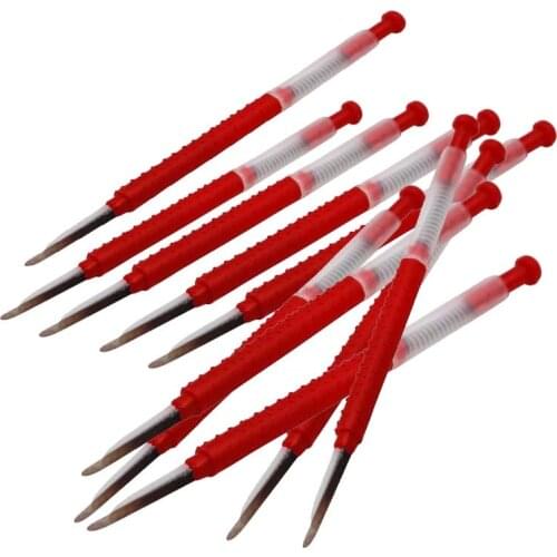 10 pcs Beekeeping Tools Bee Pin With Shift Coil Shift Move The Needle Cannula Worm Durable Bee Pin All-plastic Bee Tools