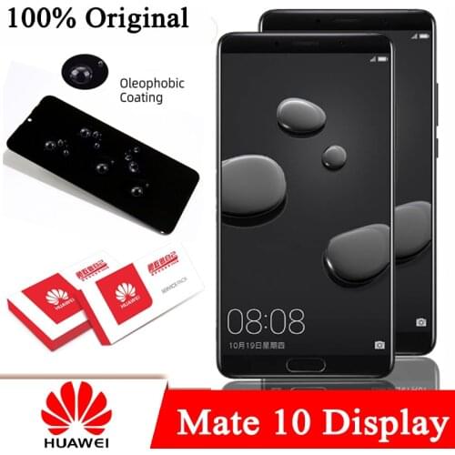 100% Original 5.9'' Display with frame for Huawei Mate 10 ALP L09 ALP L29 LCD Touch Screen Digitizer Assembly Repair Parts