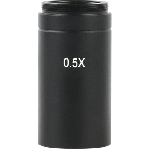 0.5X C-MOUNT Adapter Camera Auxiliary Lens For Industrial Microscope CCD Camera Electronic Eyepiece