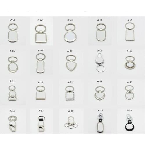 Free Shipping 36pcs/lots Sublimation Blank Metal Key Rings Key Chains Bottle Opener DIY Gift Printing KeyChain
